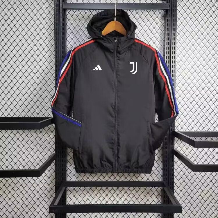 AAA Quality Juventus 24/25 Wind Coat - Black